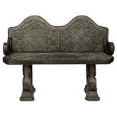 Photo of Bench with Back and Arm Rests - Marquis Gardens
